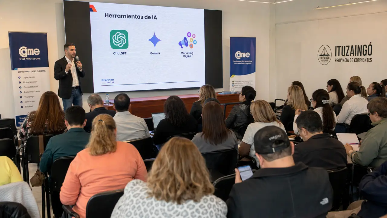 La Cámara de Comercio de Ituzaingó apuesta a una IA práctica y accesible