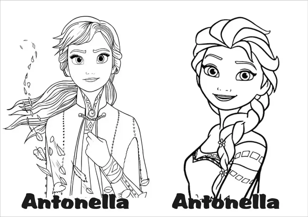 Libritos para colorear frozen 2 interior 1