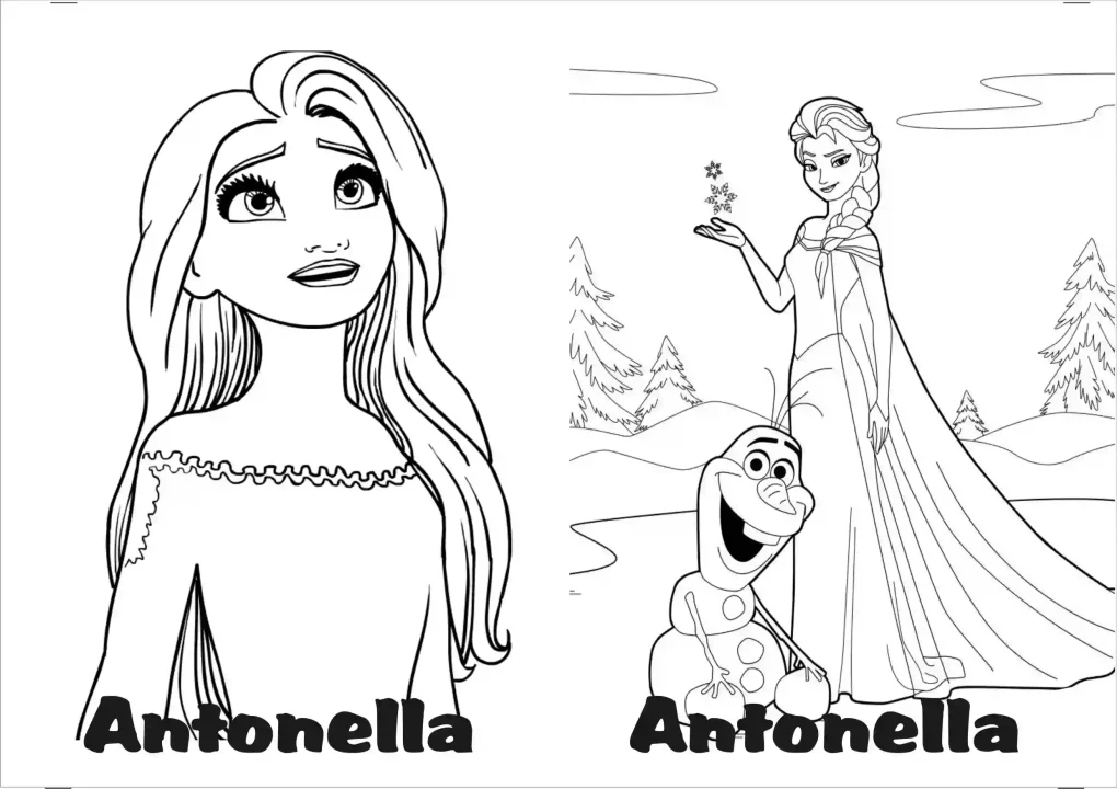 Libritos para colorear frozen 2 interior 2