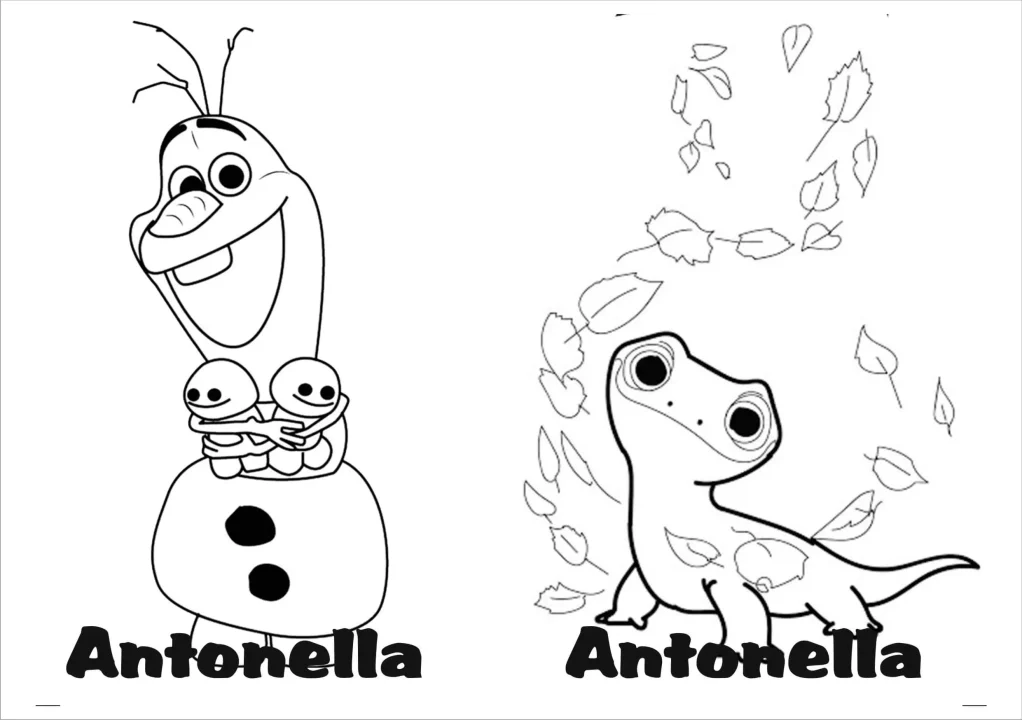 Libritos para colorear frozen 2 interior 3