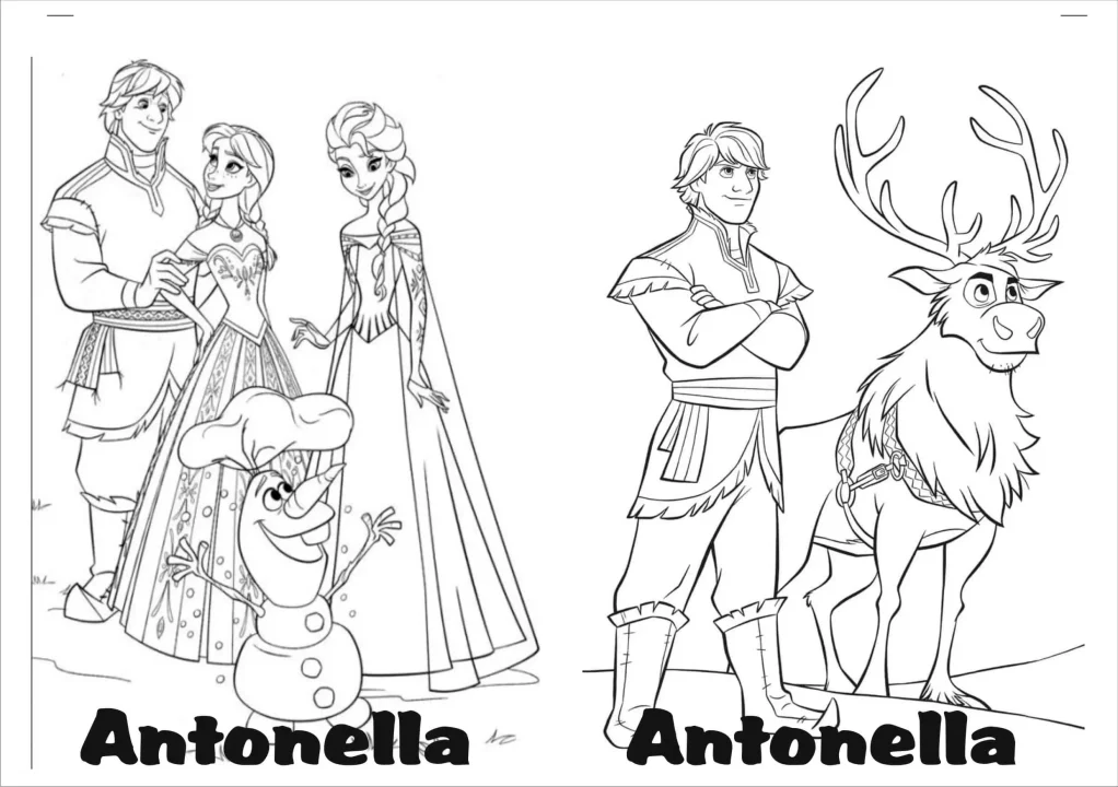 Libritos para colorear frozen 2 interior 4