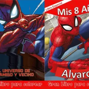 Libritos para colorear o pintar gratis de Spiderman en Power Point