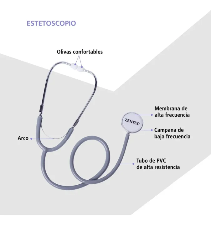 ZENTEC TAZ10 tensiómetro aneroide con estetoscopio 2